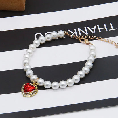 Pearl Cat Collar