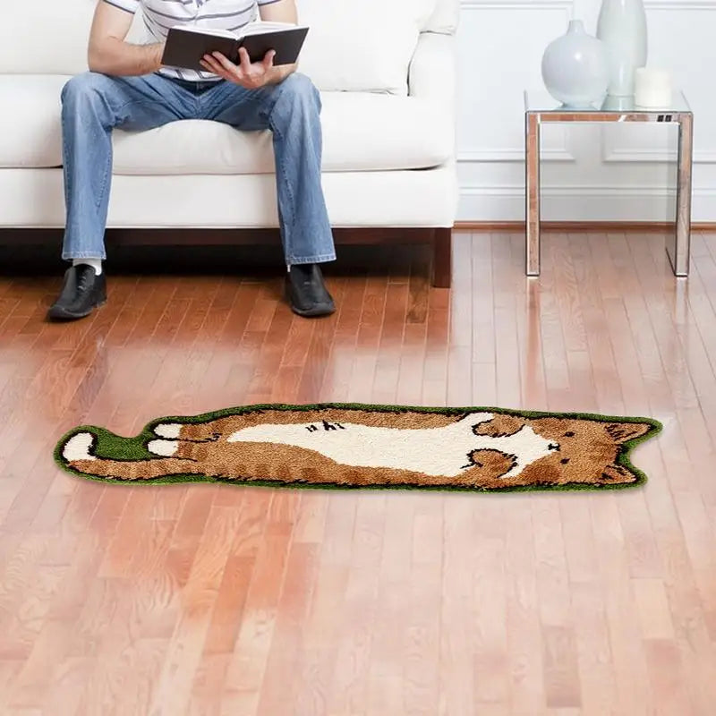 Kawaii Cat Rug Carpet