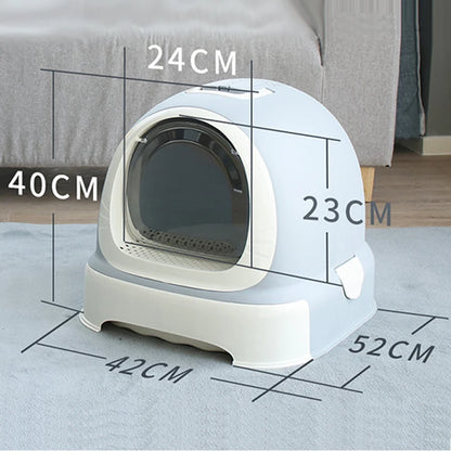 Fully Closed Large Deodorizing Litter Box