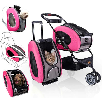 5-in-1 Convertible and Foldable Small Pet Carrier