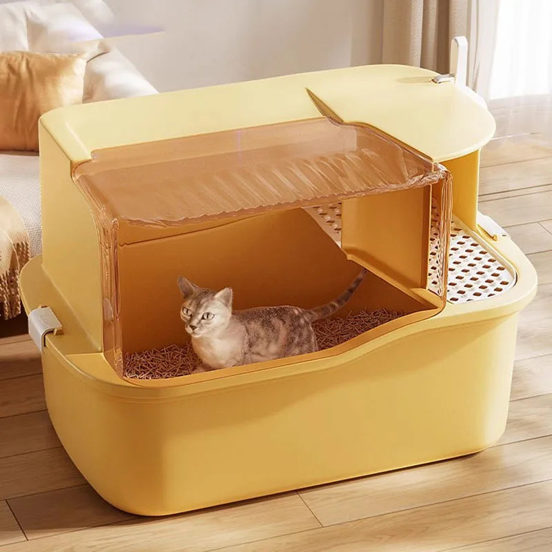 Extra Large Semi-Enclosed Litter box