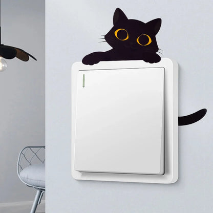 Black Cats Switch Sticker