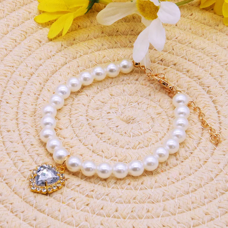 Pearl Cat Collar