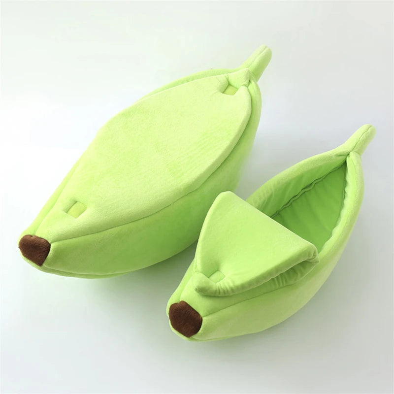 Cat Bed Banana Shaped Cute & Cozy