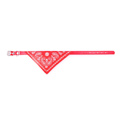 Cute Printed Bandana Cat Collar