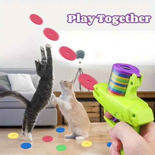 Funny Cat Frisbee Shooter