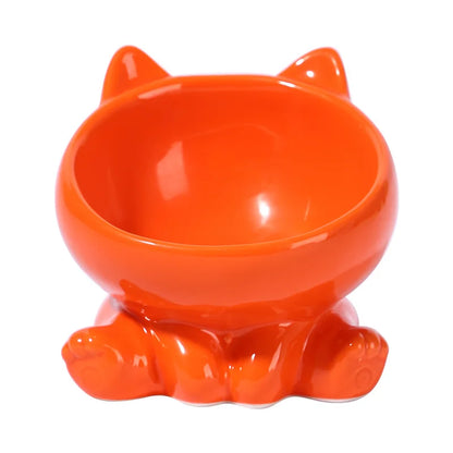 Ceramic Sitting Cat Bowl