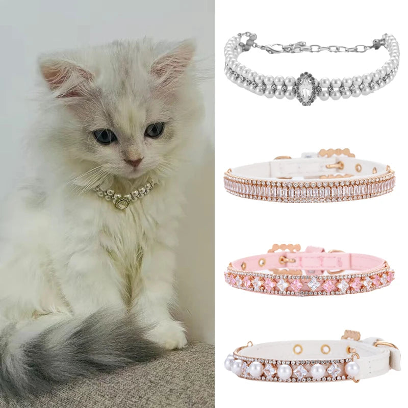 Luxury Cat Rhinestone Collar