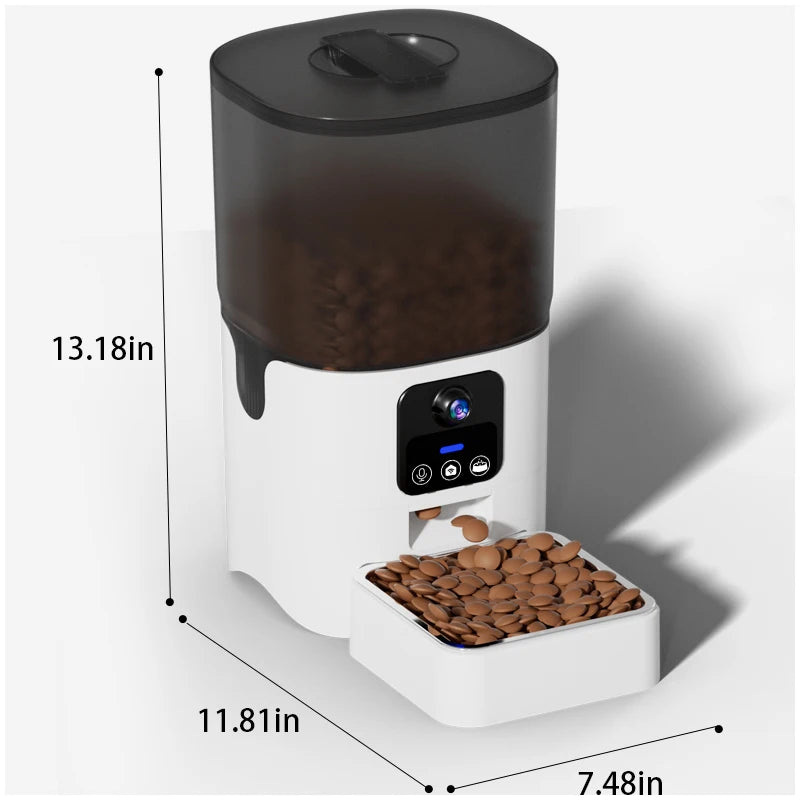 PAPIFEED cat automatic feeder visual  wifi intelligent
