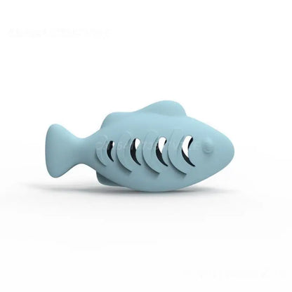 Silicone Cat Fish Toy