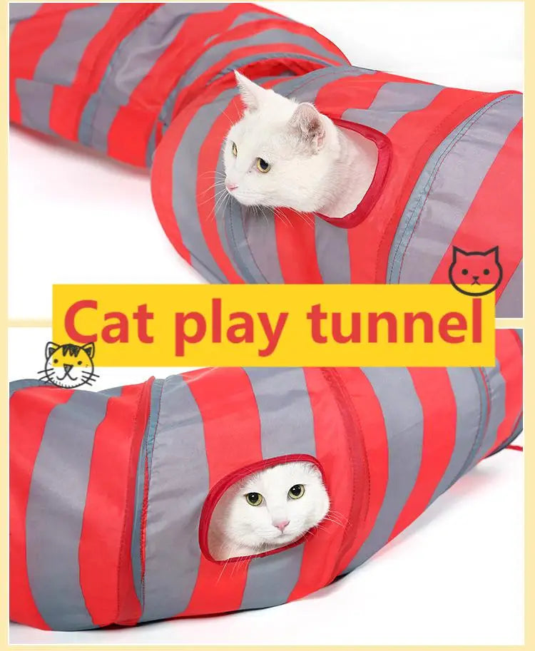 Cat Play Game Tunnels, Cat Hide - and - seek Tunnels To Provide Entertainment