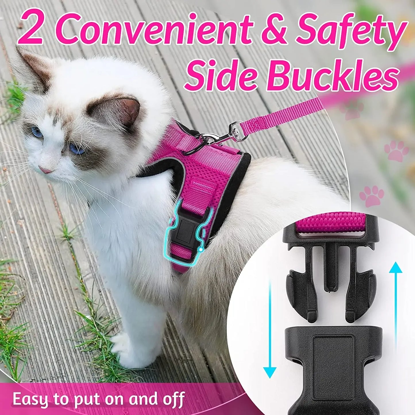 Cat Harness and Leash Set