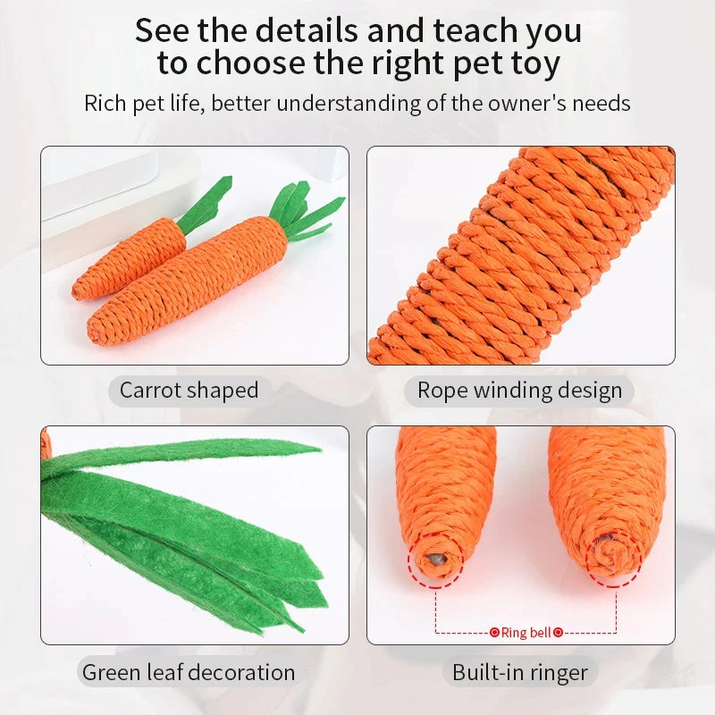 Cat Toy Carrot