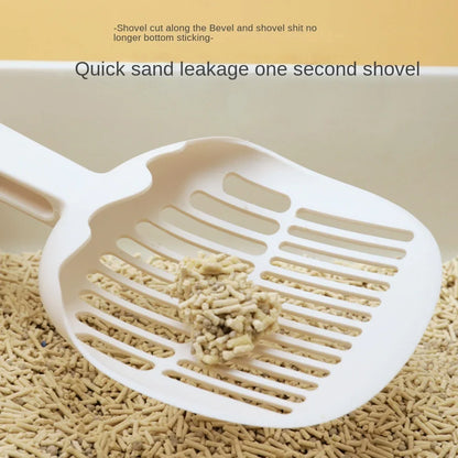 Creative Ice Cream Pet Cat Litter Shovel Set with Storage Bucket