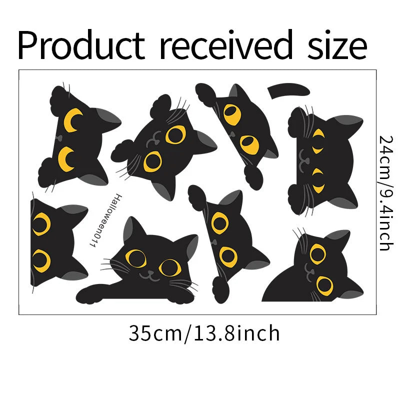 Black Cats Switch Sticker