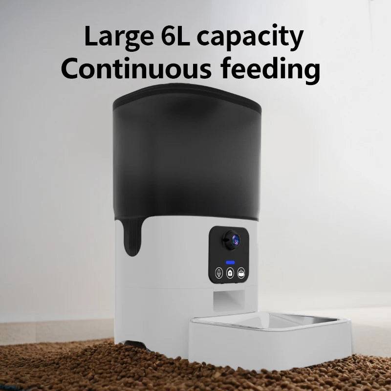 PAPIFEED cat automatic feeder visual  wifi intelligent