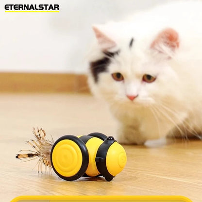 Boredom Toy Bee Car Pet Toy/ Simulation Plush Mouse Cat Toy