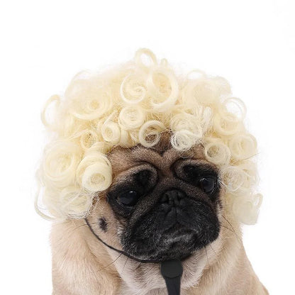 Pet Wig Dog And Cat Spoof Wig