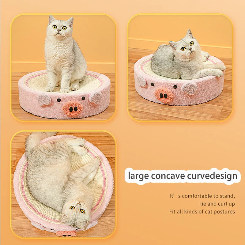 Round Cat Scratcher Pad