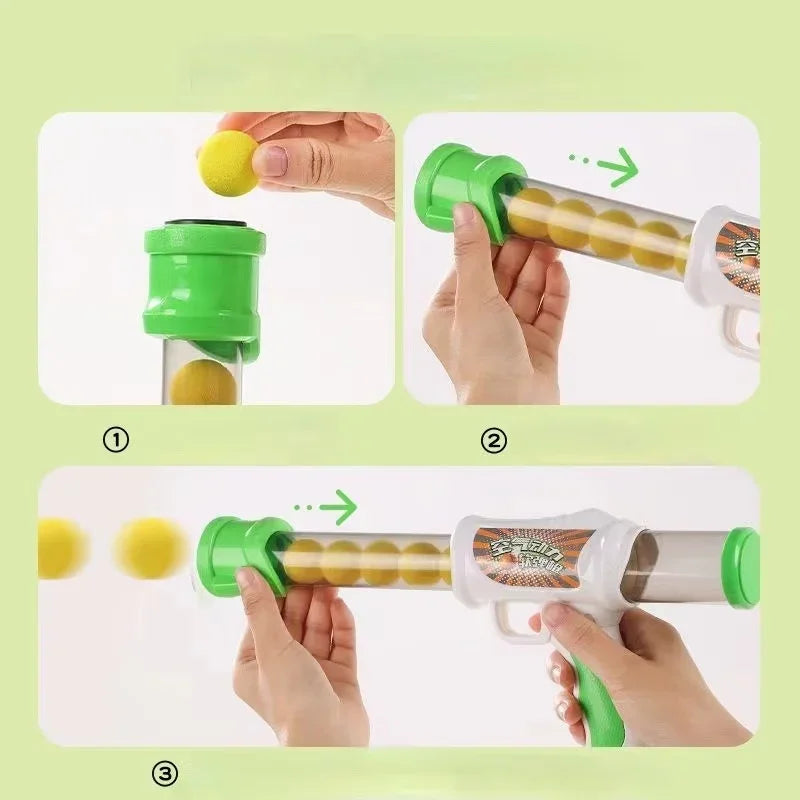 Launch  Interactive Shooter Gun Teaser Plush Ball