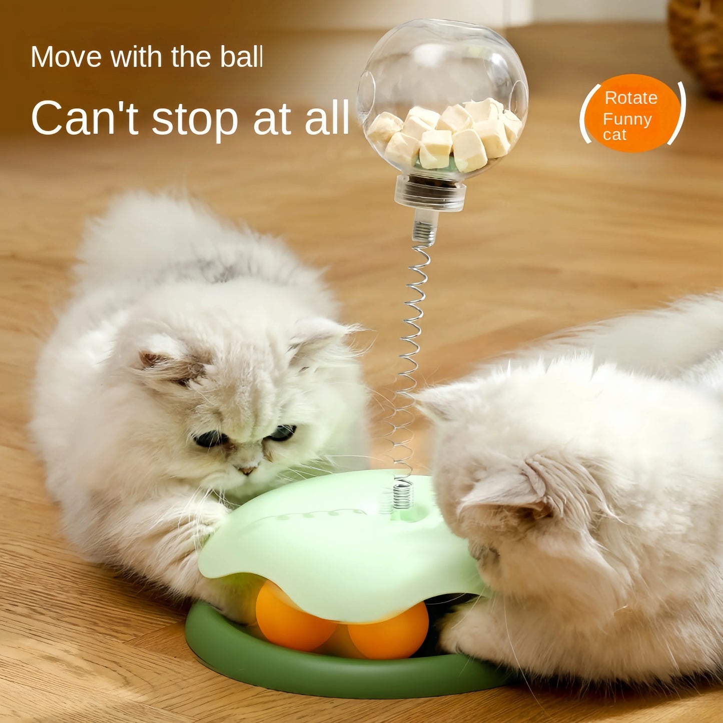 Cat Puzzle Food Ball Toy