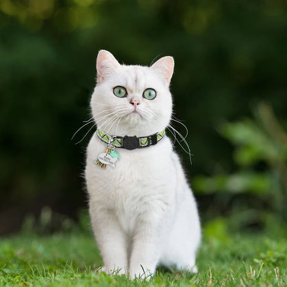Quick Release Cat Collar Personalized Bohemian Style Cat Collar