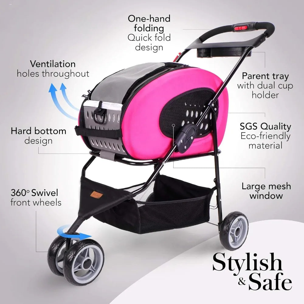 5-in-1 Convertible and Foldable Small Pet Carrier