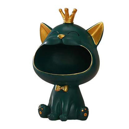 Laughing Cat Key Box Cute Desktop Storage