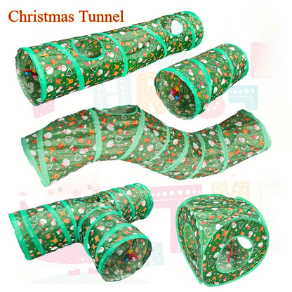 Christmas Cat Tunnel