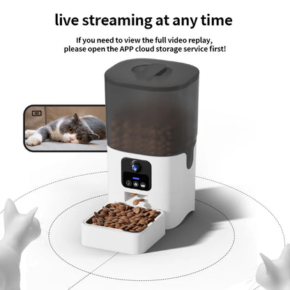 PAPIFEED cat automatic feeder visual  wifi intelligent