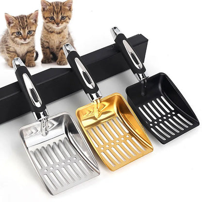 Cat Litter Scoop Metal Long Handle Litter Scooper