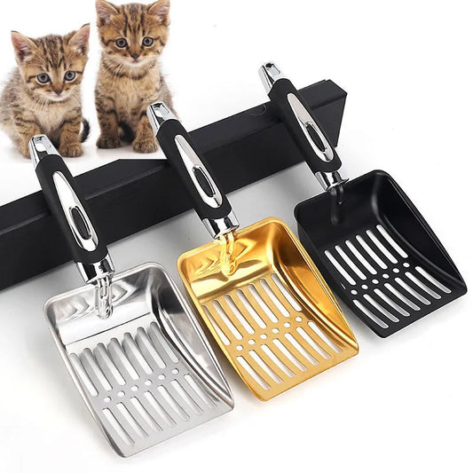 Cat Litter Scoop Metal Long Handle Litter Scooper