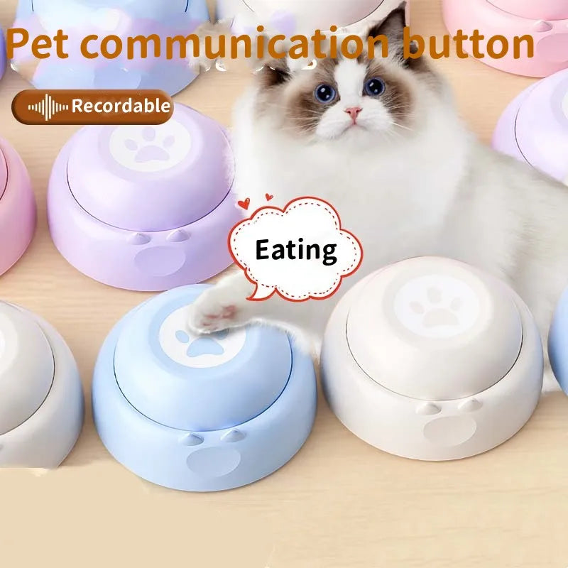 Cat Communication Buttons Voice Recording Button for Pet Training