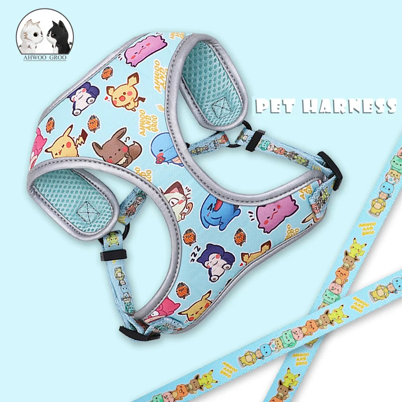 Anime Inspired Cartoon Harness & Leash