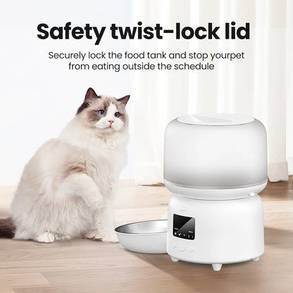 ROJECO WiFi Automatic Cat Feeder 3L