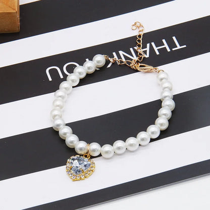 Pearl Cat Collar