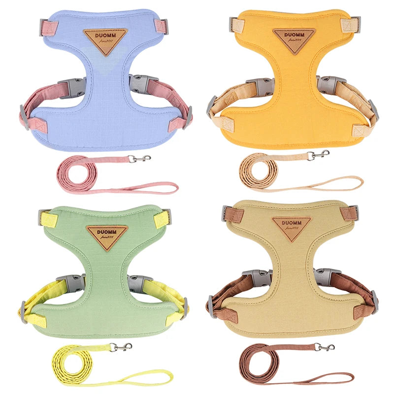 Adjustable Cat Harness Leash Set