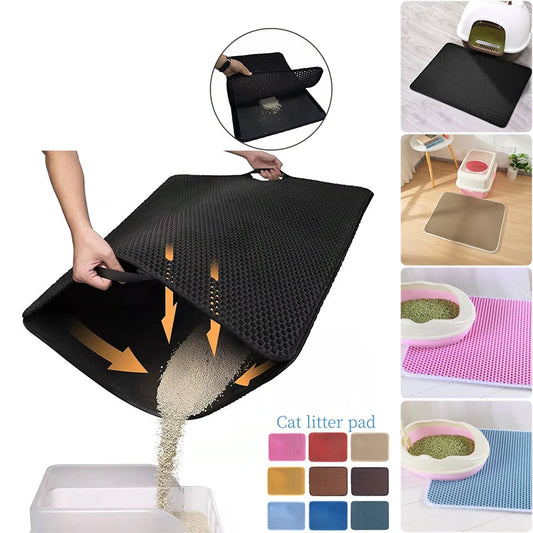 Double Layer EVA Cat Litter Pad