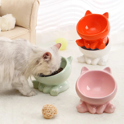 Ceramic Sitting Cat Bowl