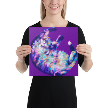 Feline Flows and Poses Collection - "Belleh" - Painting of a Silly Cat's Belly [Unfoiled]