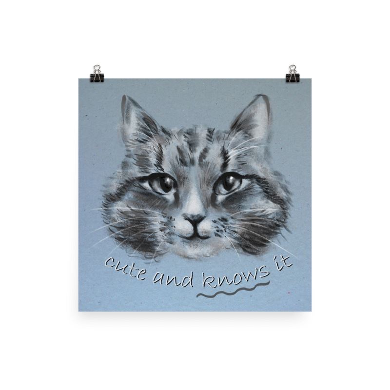 "Cute and Knows It" Painting [Unfoiled]