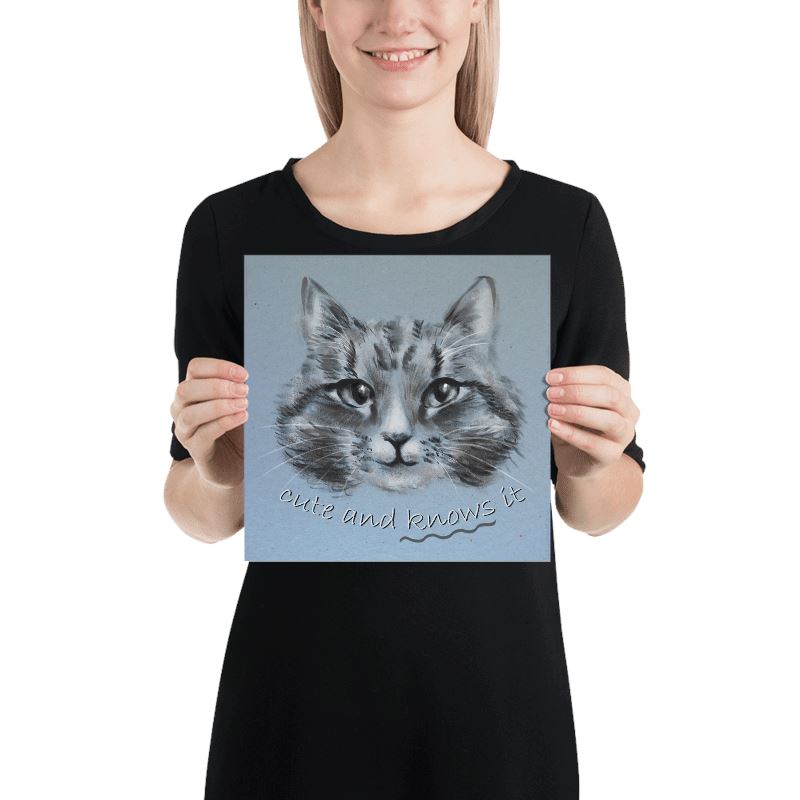 "Cute and Knows It" Painting [Unfoiled]