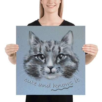 "Cute and Knows It" Painting [Unfoiled]