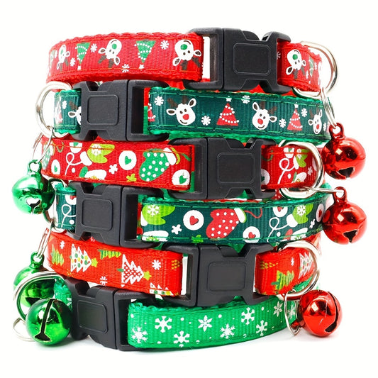 Adjustable Holiday Cat Collar