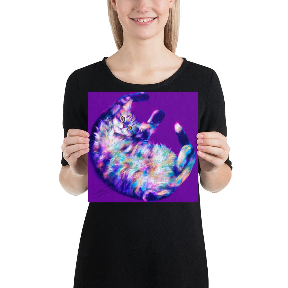 Feline Flows and Poses Collection - "Belleh" - Painting of a Silly Cat's Belly [Unfoiled]
