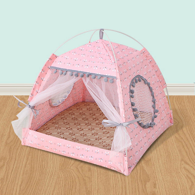 Comfy Calming Pet Tent Bed