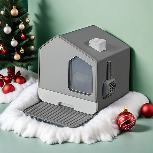 XL Enclosed Cat Litter Box