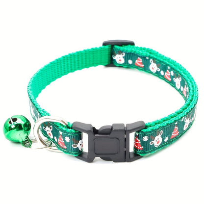 Adjustable Holiday Cat Collar