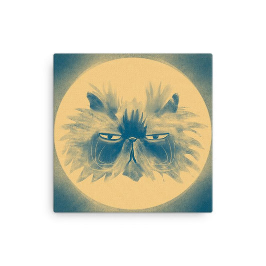 "Grumpy Moon" Painting of a Grumpy Cat [Unfoiled]